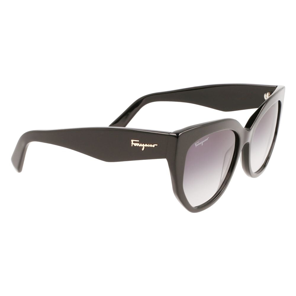Ferragamo Black Acetate Sunglasses -   -  Ferragamo.