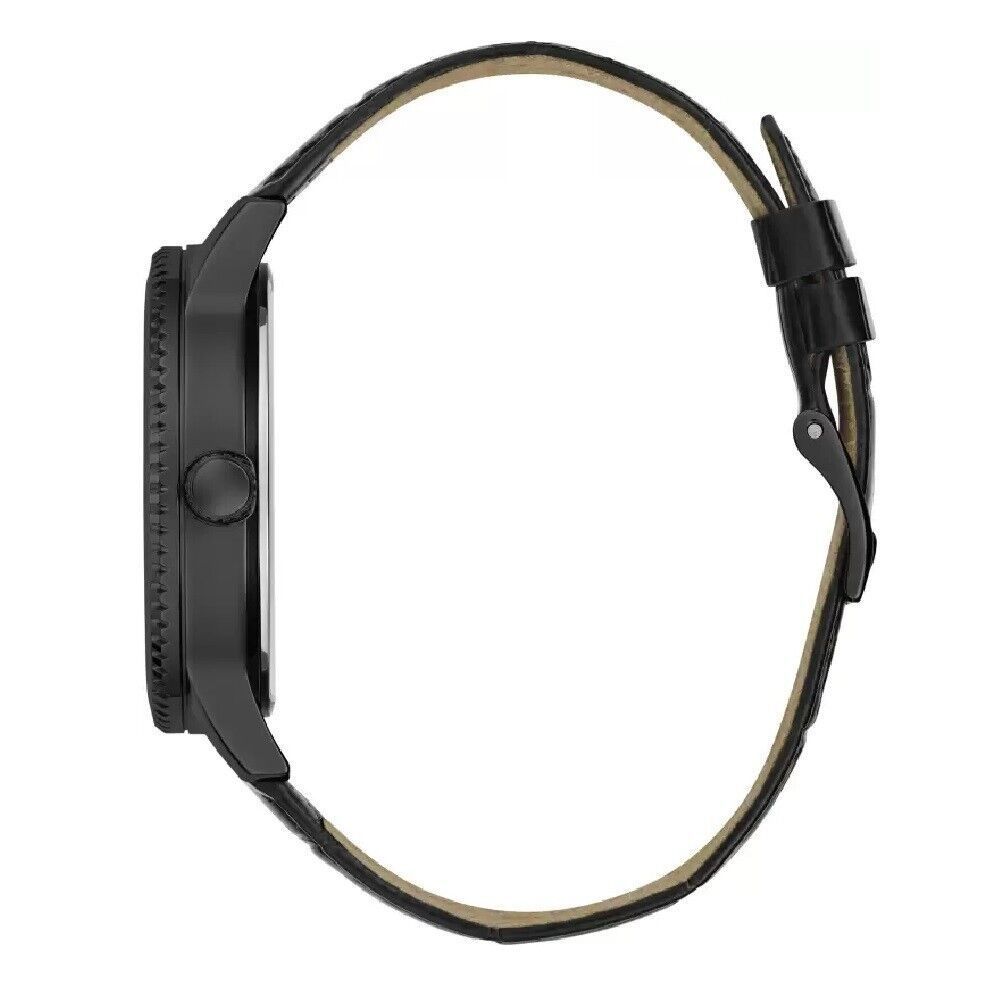 Guess Black Leather Watch -   -  Guess.