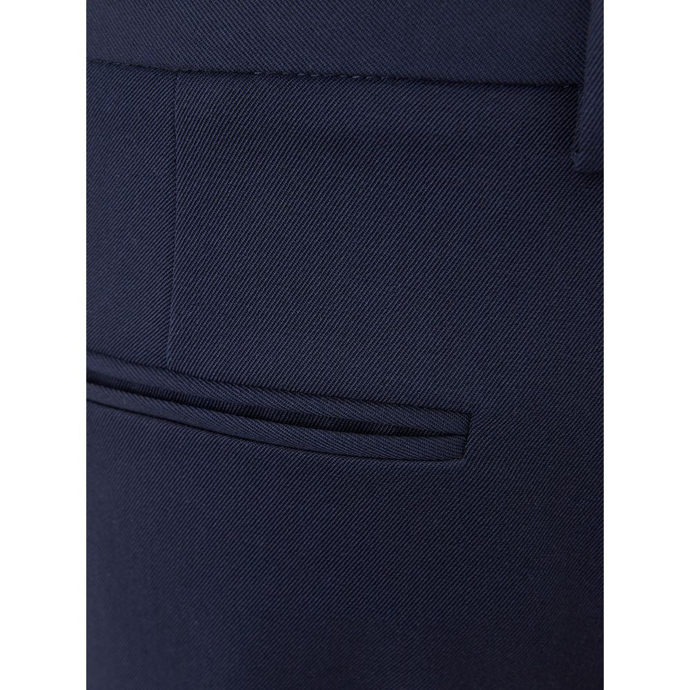 Lardini Elegant Blue Wool Pants for Women -   -  Lardini.