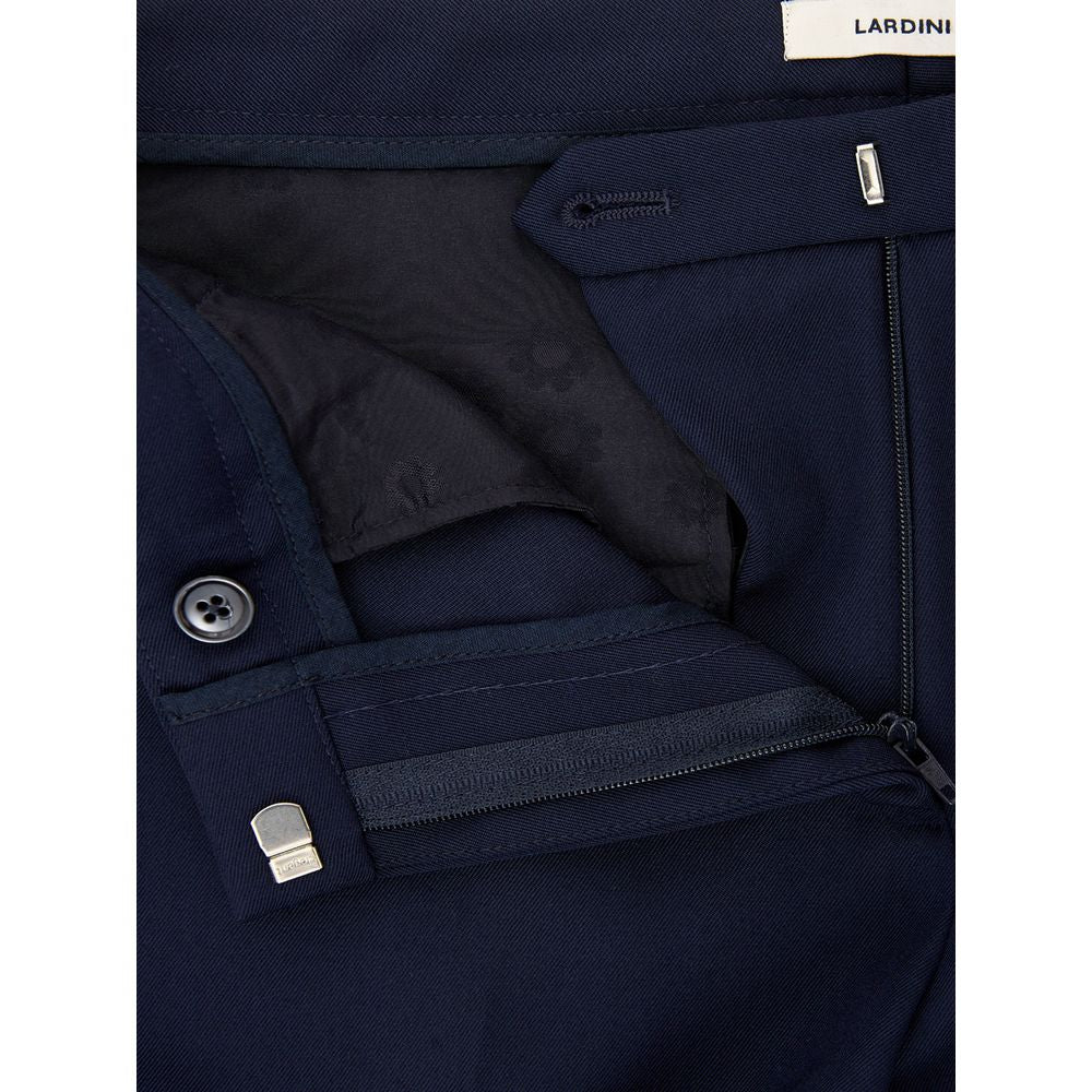 Lardini Elegant Blue Wool Pants for Women -   -  Lardini.