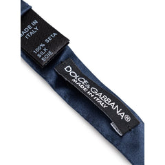Dolce & Gabbana Blue Silk Bowty -   -  Dolce & Gabbana.
