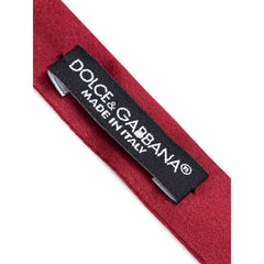 Dolce & Gabbana Red Silk Bowty -   -  Dolce & Gabbana.