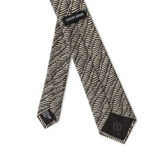 Giorgio Armani Black And White Silk Ties & Bowty -   -  Giorgio Armani.