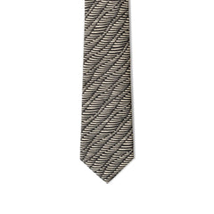 Giorgio Armani Black And White Silk Ties & Bowty -   -  Giorgio Armani.