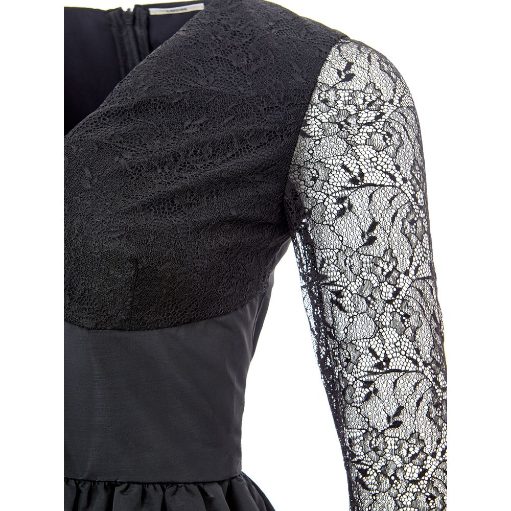 Lardini Elegant Black Polyester Dress -   -  Lardini.