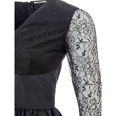 Lardini Elegant Black Polyester Dress -   -  Lardini.