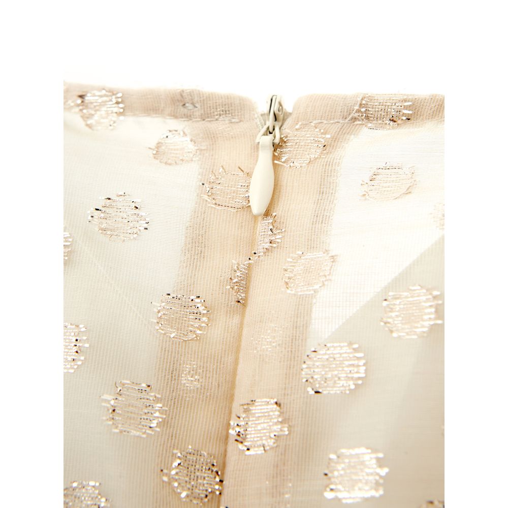 Lardini Beige Cotton Elegance Dress -   -  Lardini.
