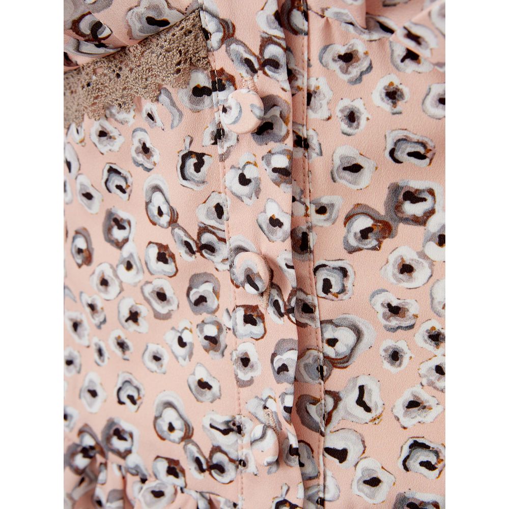 Lardini Elegant Pink Acetate Dress for Evening Elegance -   -  Lardini.