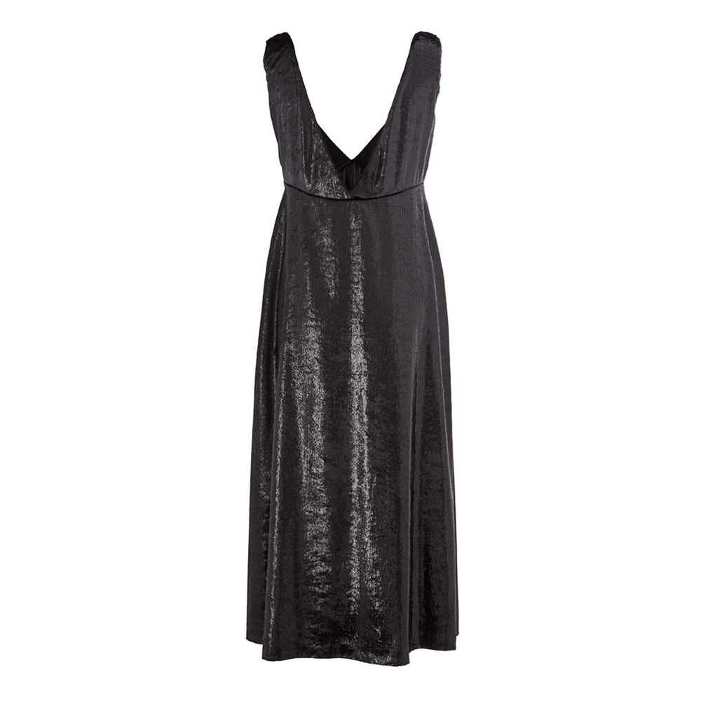 Lardini Elegant Polyester Black Dress -   -  Lardini.