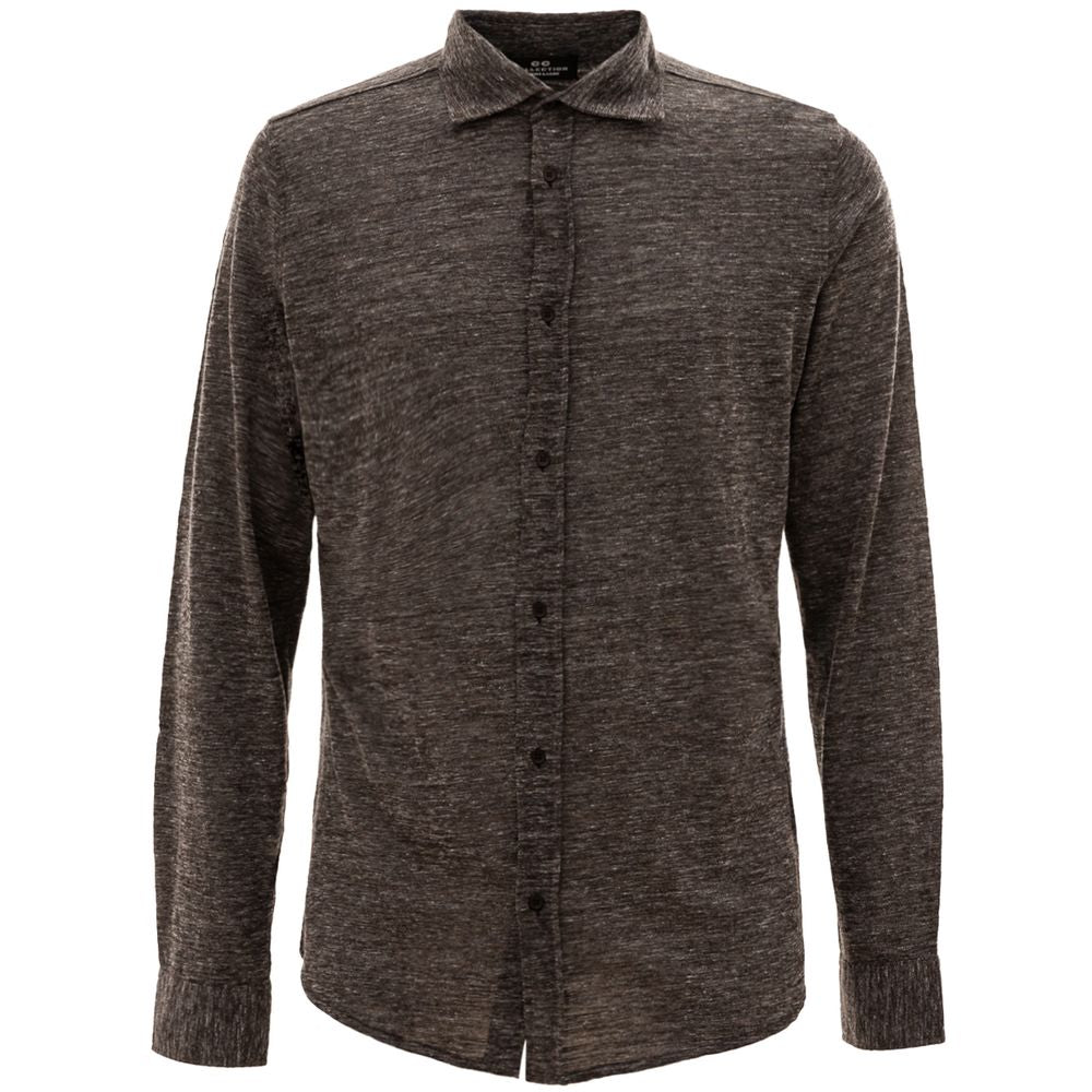 Corneliani Gray Wool Shirt -   -  Corneliani.