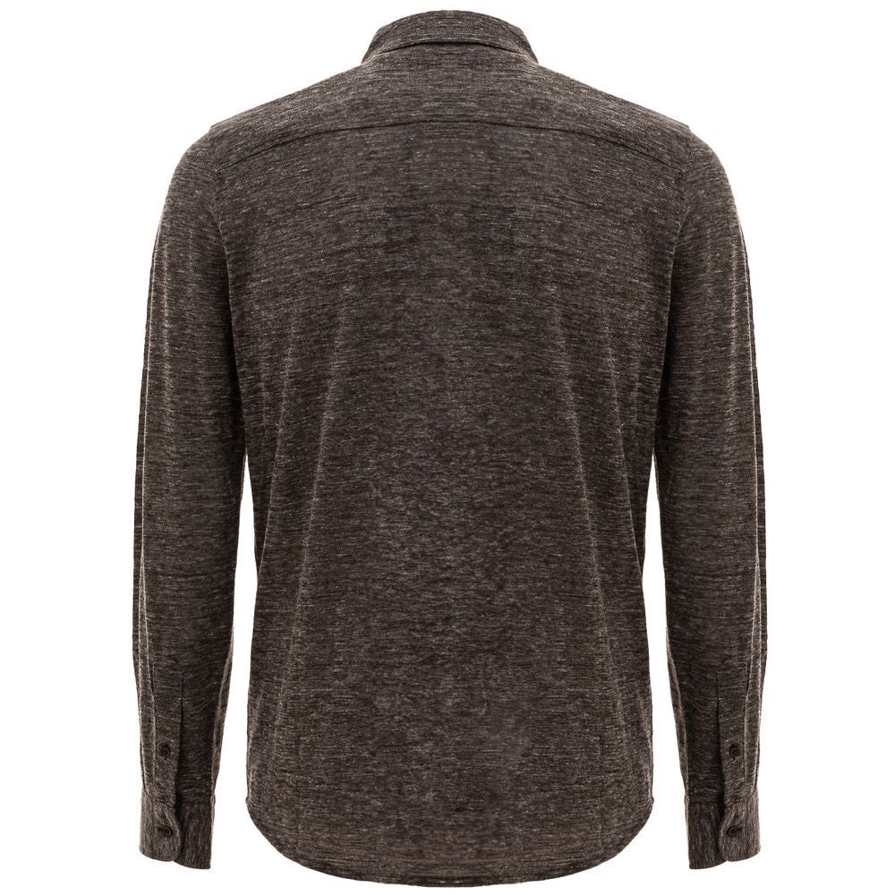 Corneliani Gray Wool Shirt -   -  Corneliani.