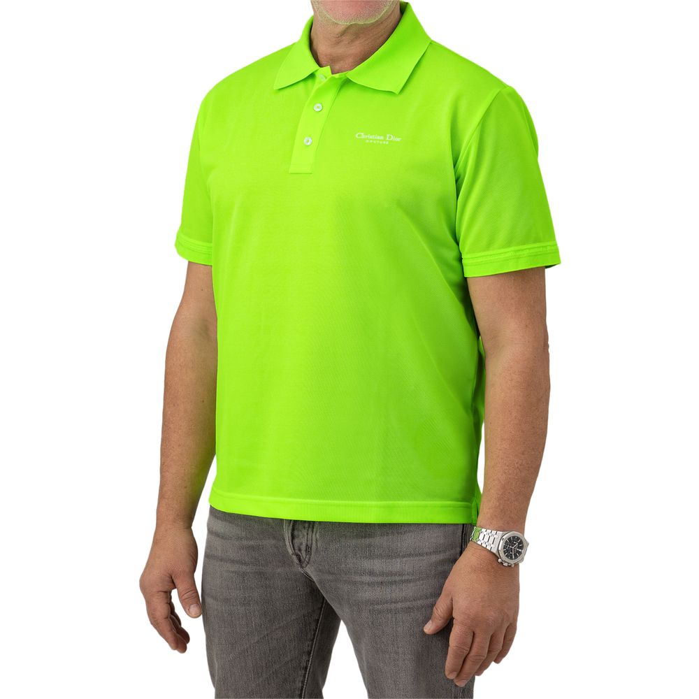 Dior Green Cotton Polo Shirt -   -  Dior.