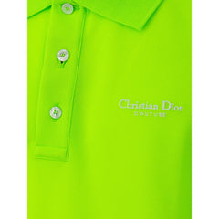 Dior Green Cotton Polo Shirt -   -  Dior.