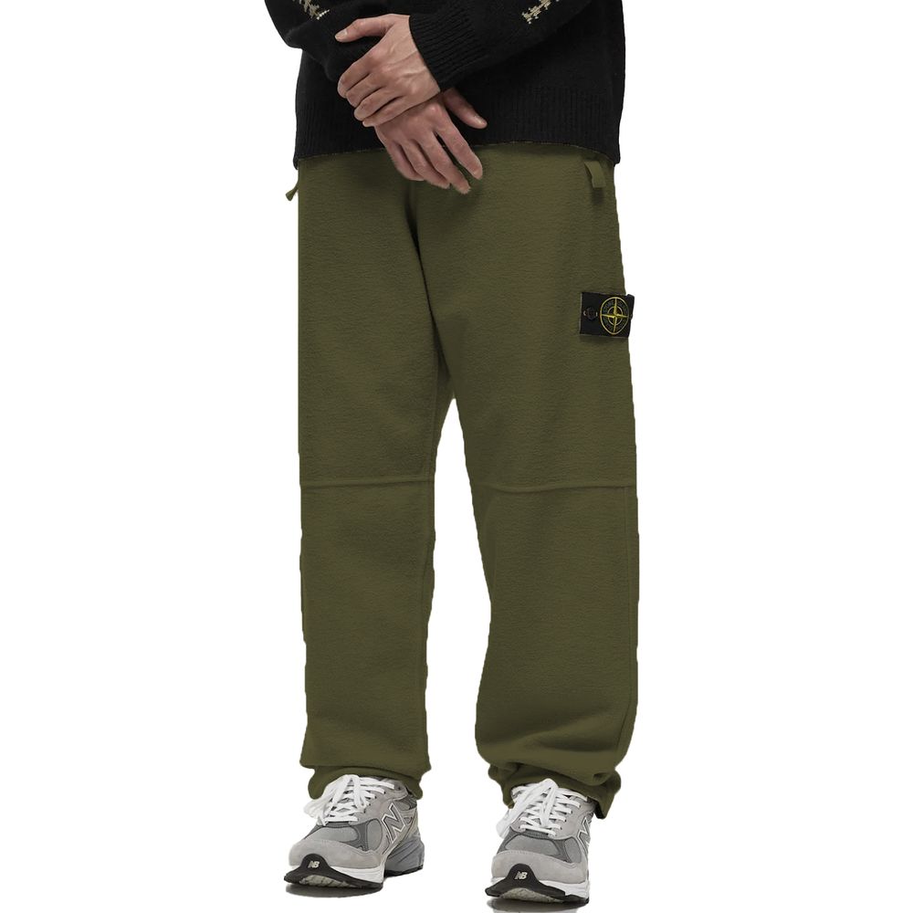 Stone Island Green Cotton Jeans & Pant -   -  Stone Island.