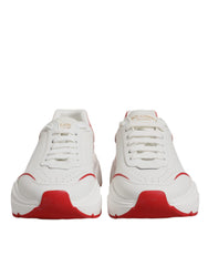 Dolce & Gabbana White Red Leather Daymaster Men Sneakers Shoes -   -  Dolce & Gabbana.