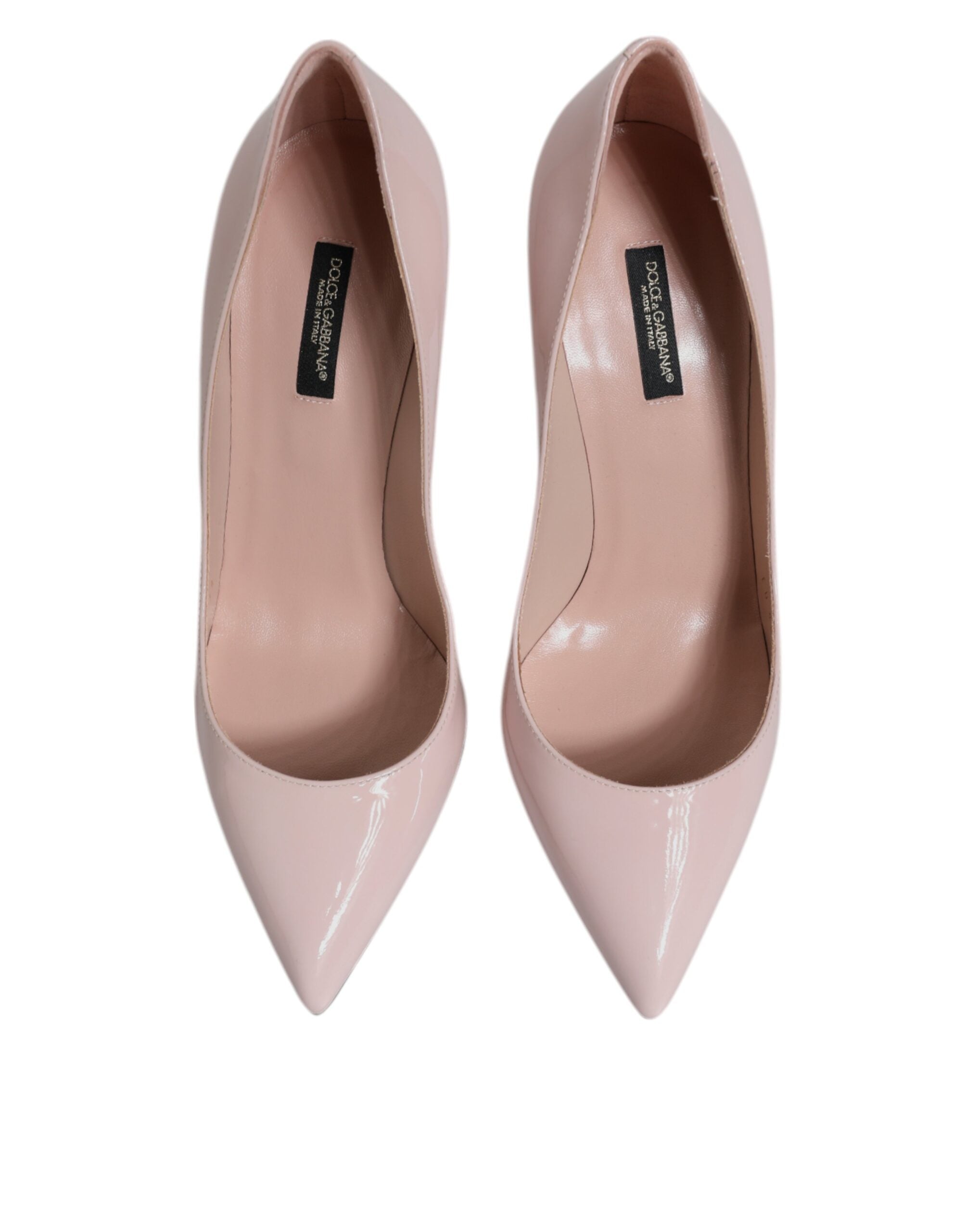 Dolce & Gabbana Pink Patent Leather Stiletto Heel Pumps Shoes -   -  Dolce & Gabbana.
