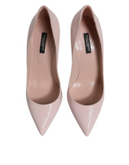 Dolce & Gabbana Pink Patent Leather Stiletto Heel Pumps Shoes -   -  Dolce & Gabbana.
