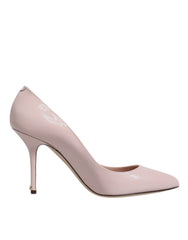 Dolce & Gabbana Pink Patent Leather Stiletto Heel Pumps Shoes -   -  Dolce & Gabbana.