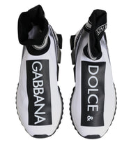 Dolce & Gabbana White Black Sorrento Socks Sneakers Shoes -   -  Dolce & Gabbana.