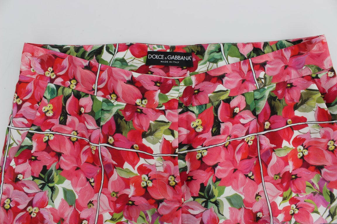Dolce & Gabbana Multicolor Floral Knee Capris Shorts Pants -   -  Dolce & Gabbana.