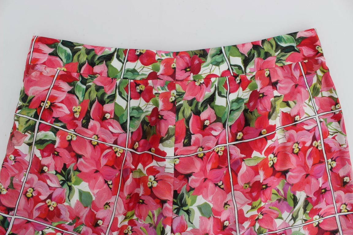 Dolce & Gabbana Multicolor Floral Knee Capris Shorts Pants -   -  Dolce & Gabbana.