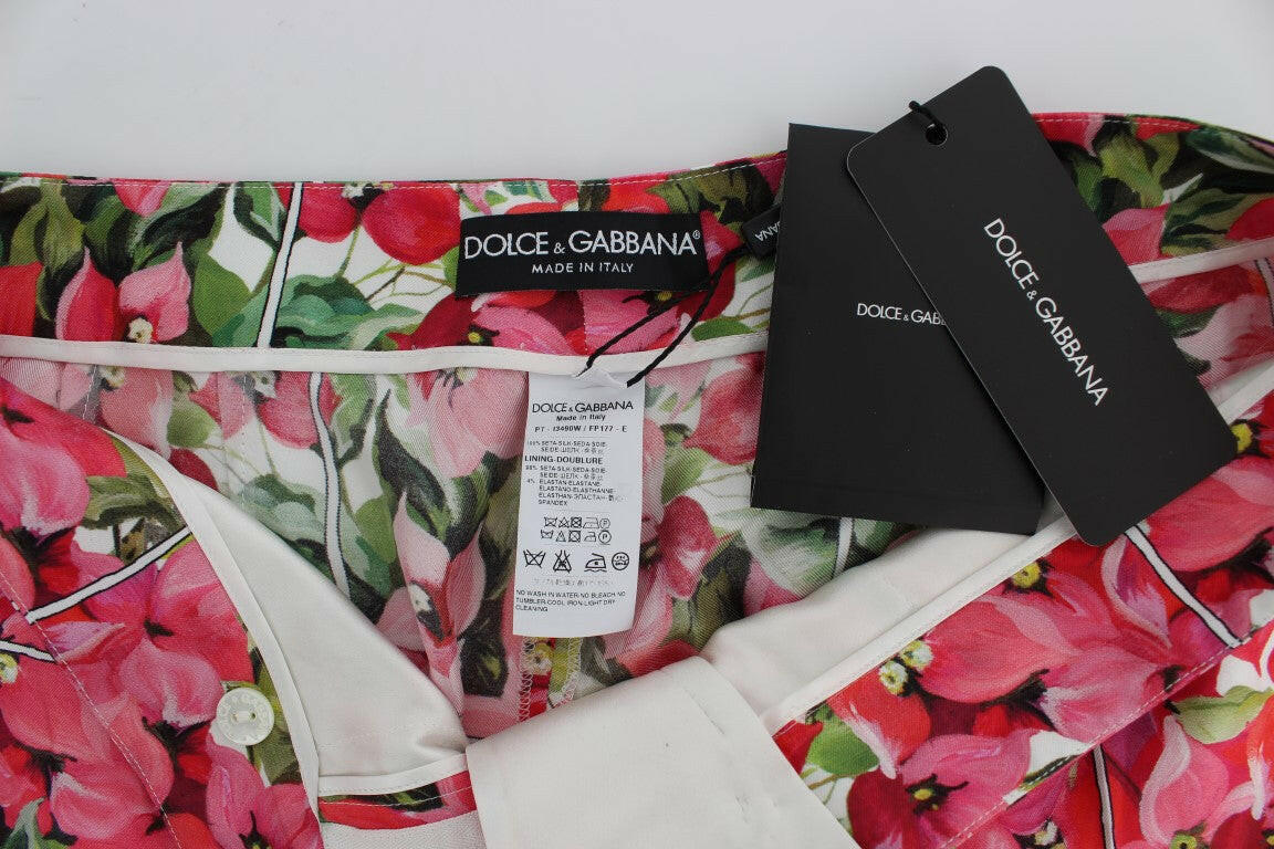 Dolce & Gabbana Multicolor Floral Knee Capris Shorts Pants -   -  Dolce & Gabbana.