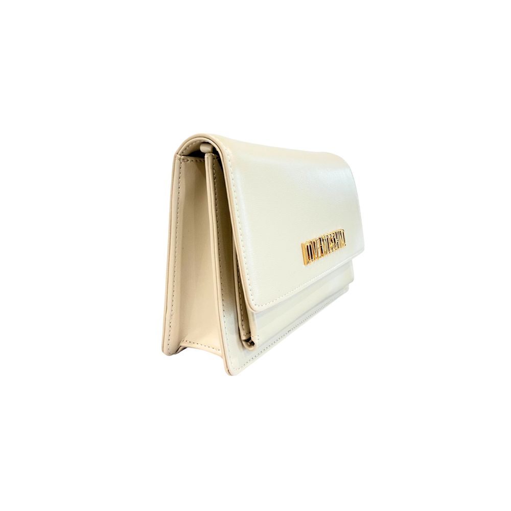 Love Moschino Beige Polyethylene Women Crossbody Bag -   -  Love Moschino.
