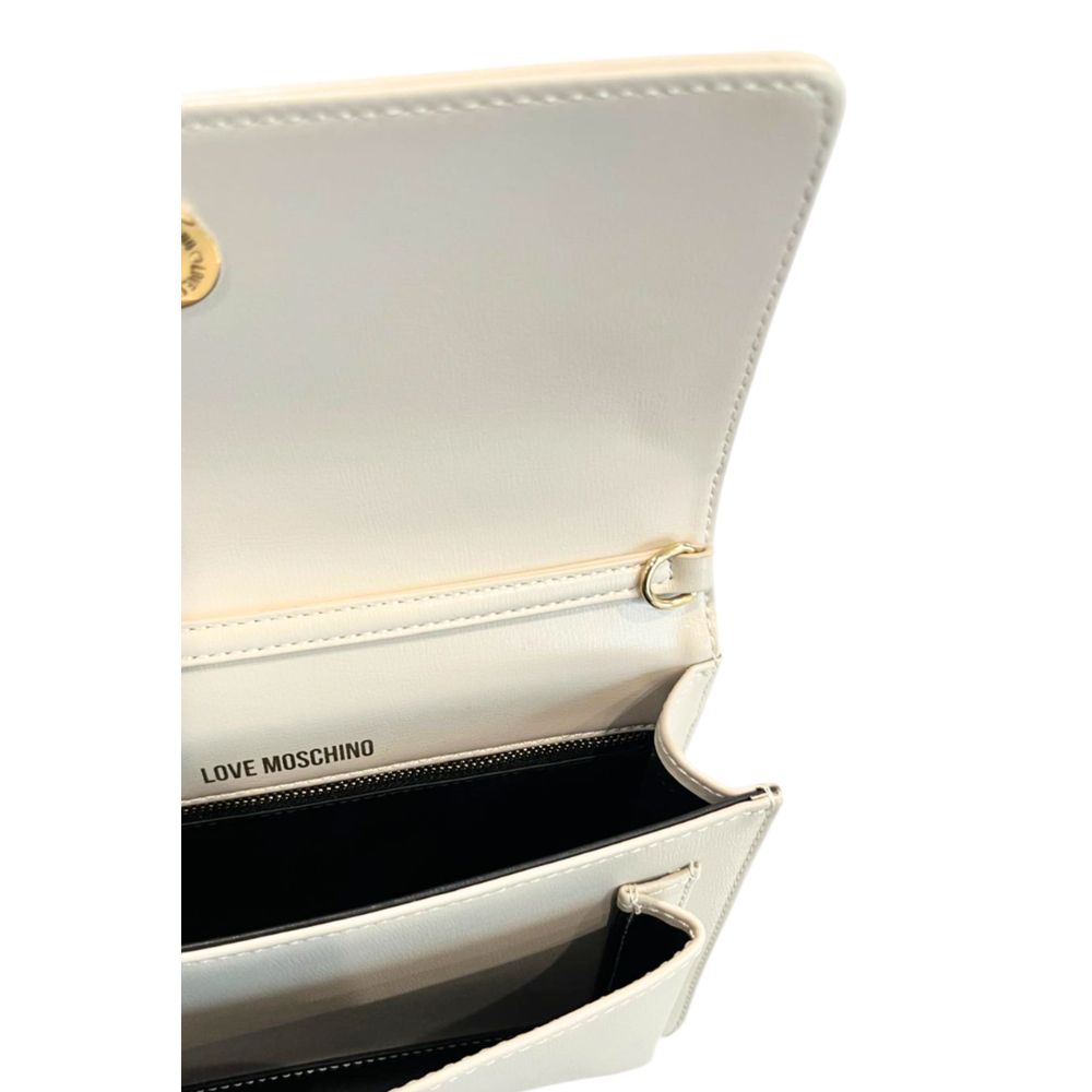 Love Moschino Beige Polyethylene Women Crossbody Bag -   -  Love Moschino.