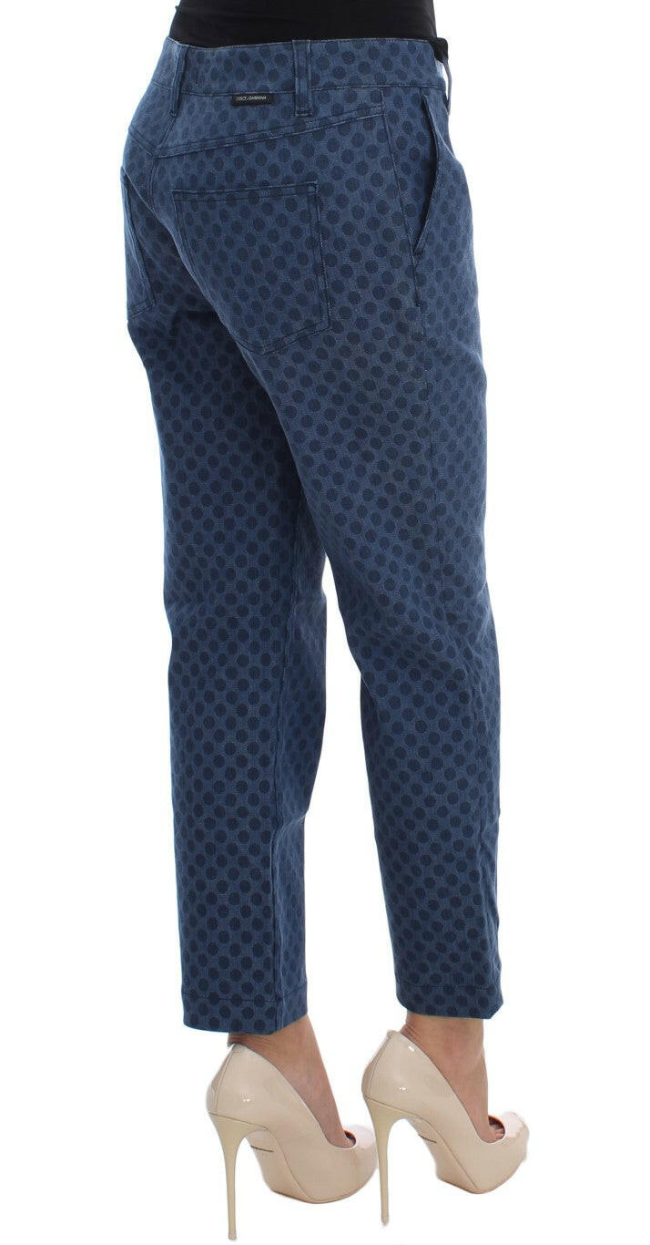 Dolce & Gabbana Polka Dotted Stretch Capri Jeans -   -  Dolce & Gabbana.