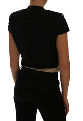 Dolce & Gabbana Black Short Croped Blazer Jacket -   -  Dolce & Gabbana.