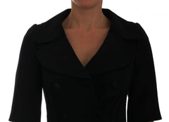 Dolce & Gabbana Black Short Croped Jacket Blazer -   -  Dolce & Gabbana.