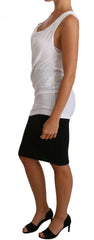 Cavalli White Top Tank CAVALLI T-Shirt Jersey -   -  Cavalli.