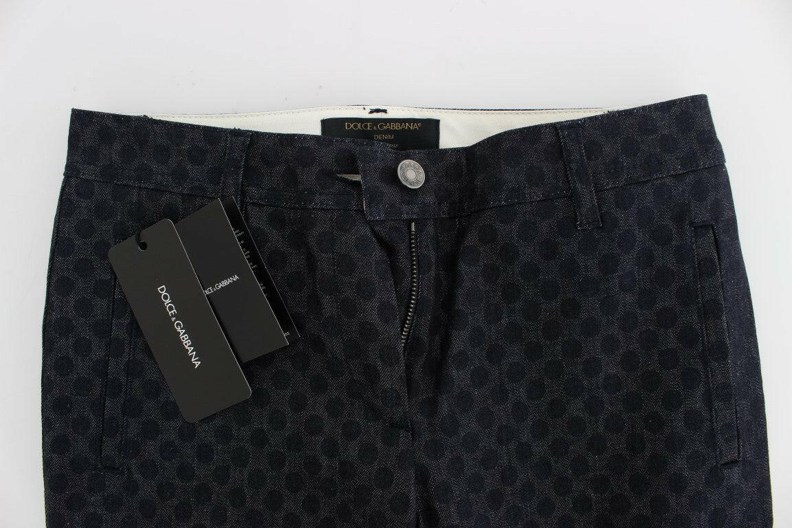 Dolce & Gabbana Polka Dotted Slim Capris Jeans -   -  Dolce & Gabbana.