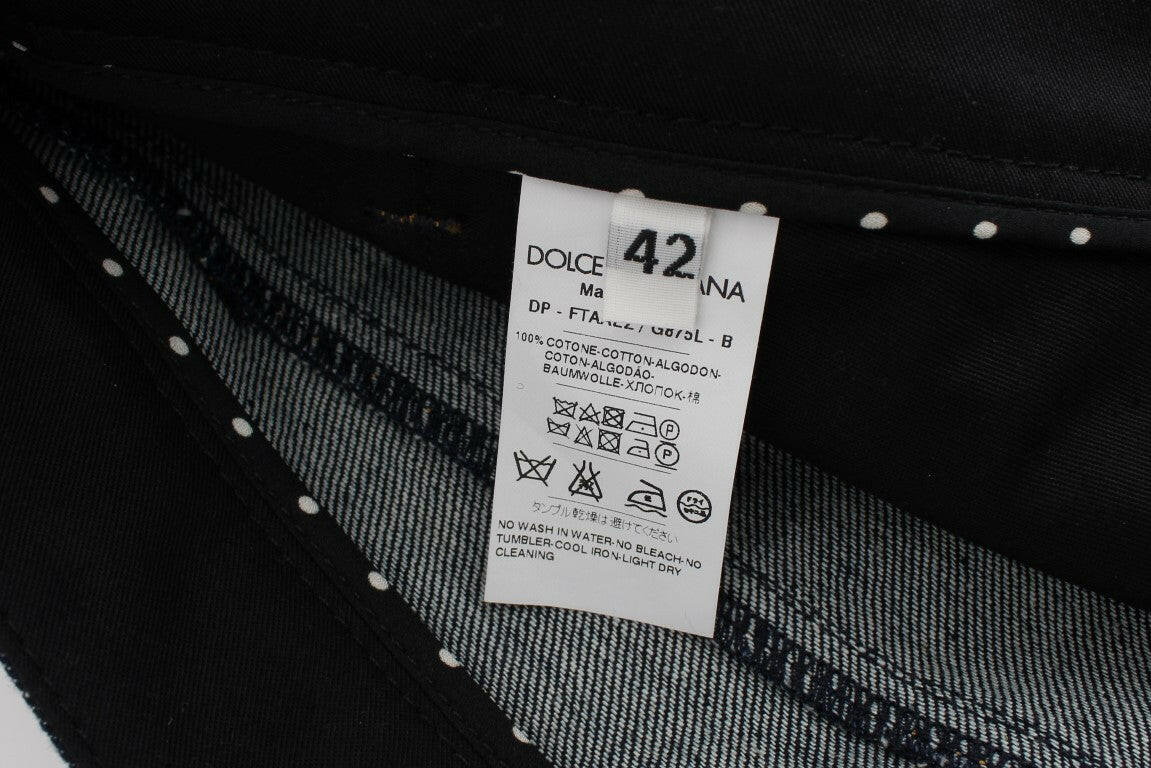 Dolce & Gabbana Blue Denim Cotton CAPRI Torero Jeans -   -  Dolce & Gabbana.