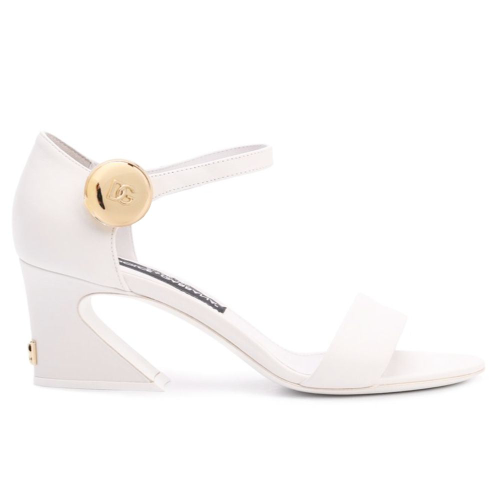 Dolce & Gabbana White Calfskin Women Pump -   -  Dolce & Gabbana.