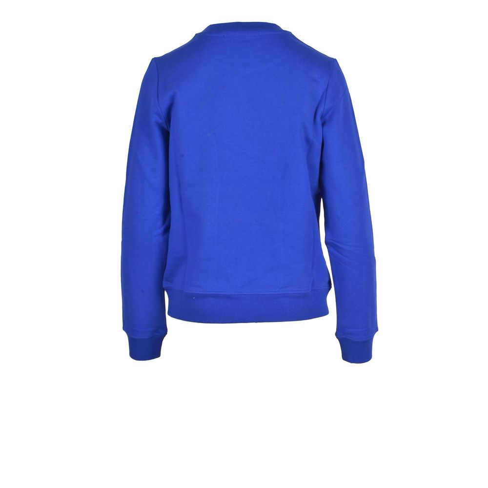 Love Moschino Blue Cotton Sweater -   -  Love Moschino.