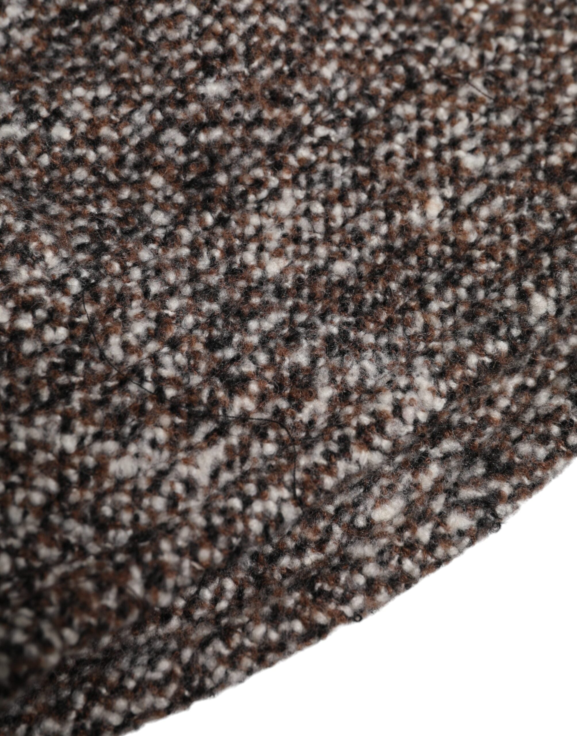 Dolce & Gabbana Brown Alpaca Wool Woven Bucket Hat -   -  Dolce & Gabbana.