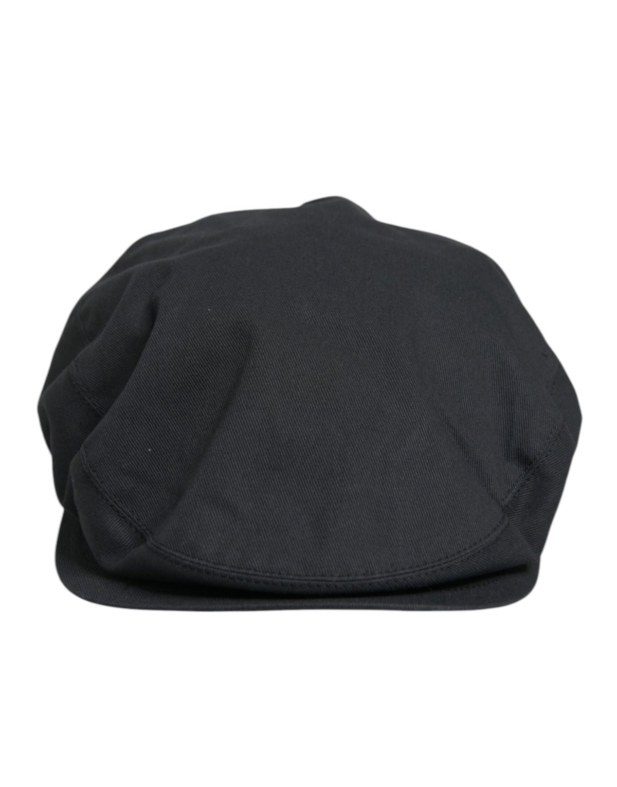 Dolce & Gabbana Black Cotton Newsboy Capello Cabbie Hat -   -  Dolce & Gabbana.