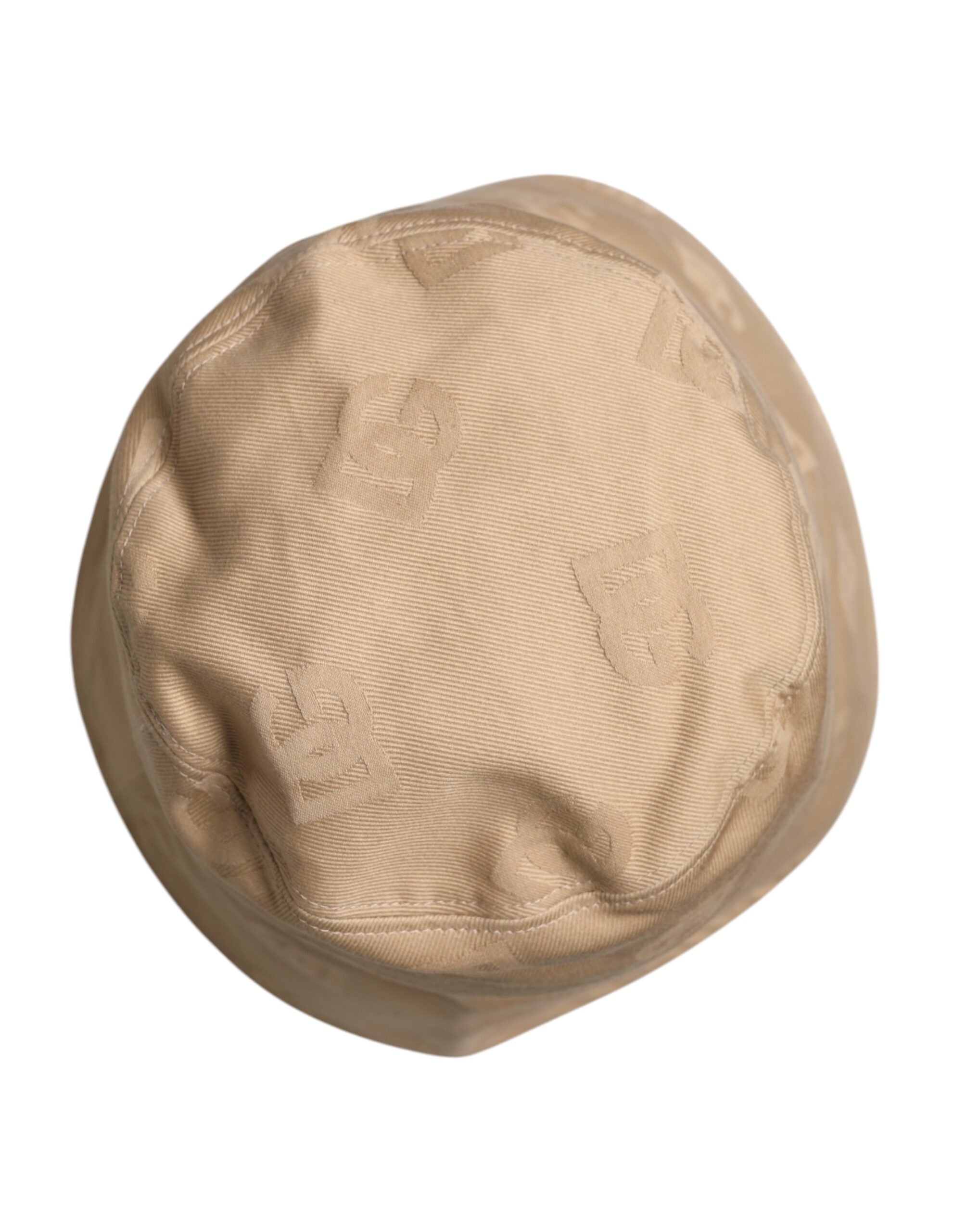 Dolce & Gabbana Beige Logo Monogram Cotton Bucket Cap -   -  Dolce & Gabbana.