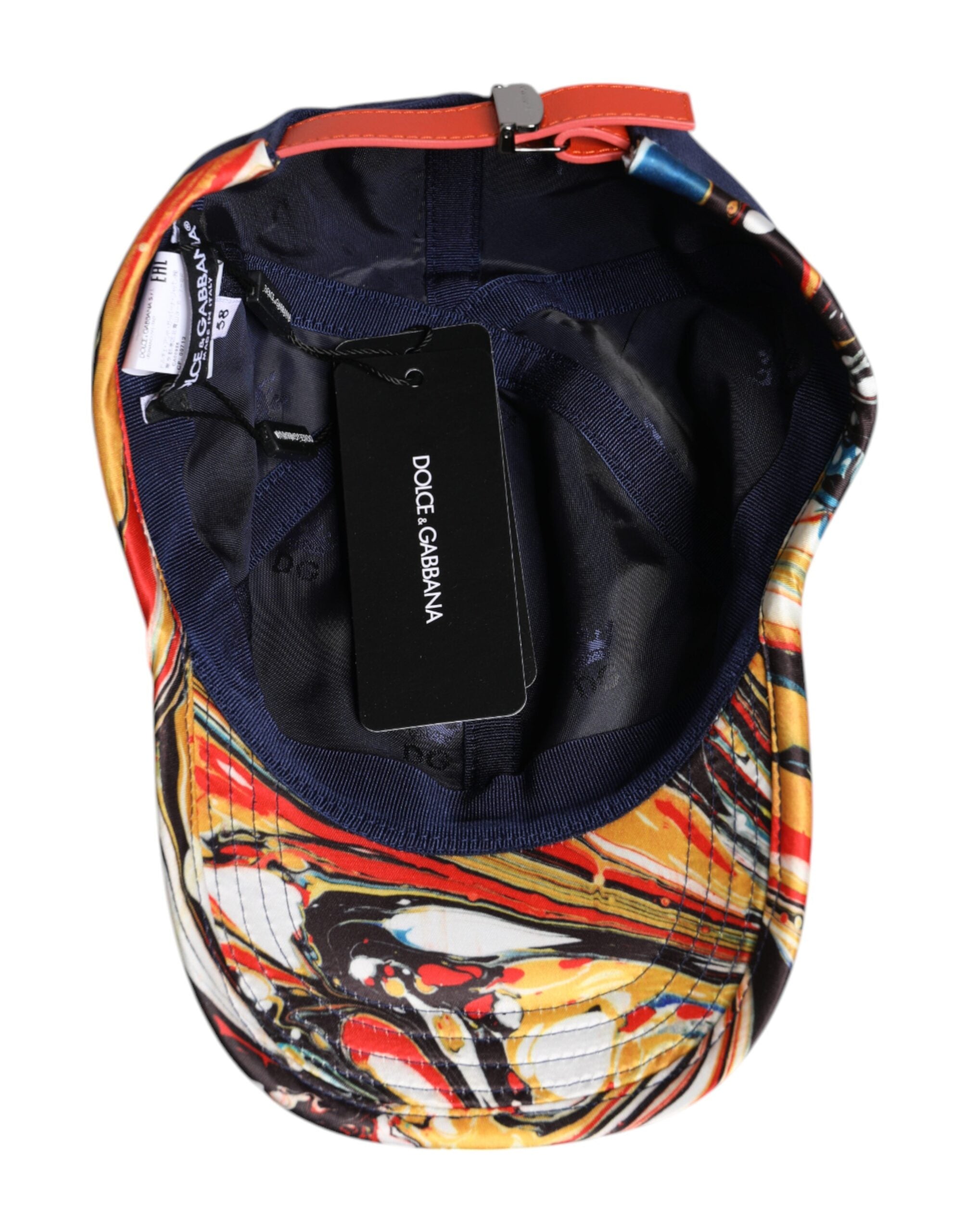Dolce & Gabbana Blue Cotton 6 Panels Baseball Cap -   -  Dolce & Gabbana.