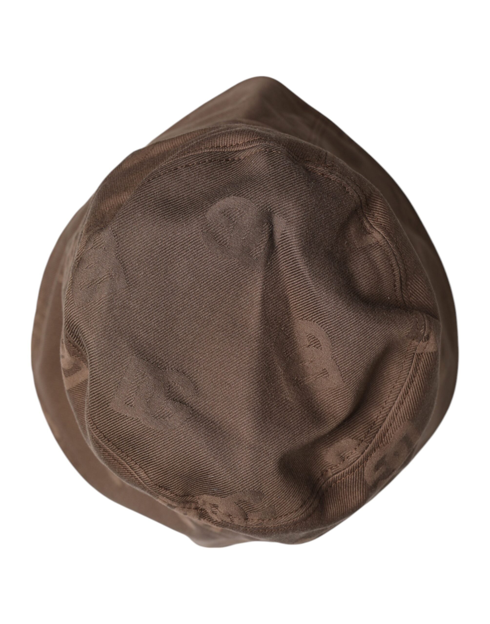 Dolce & Gabbana Brown Logo Monogram Cotton Bucket Cap -   -  Dolce & Gabbana.
