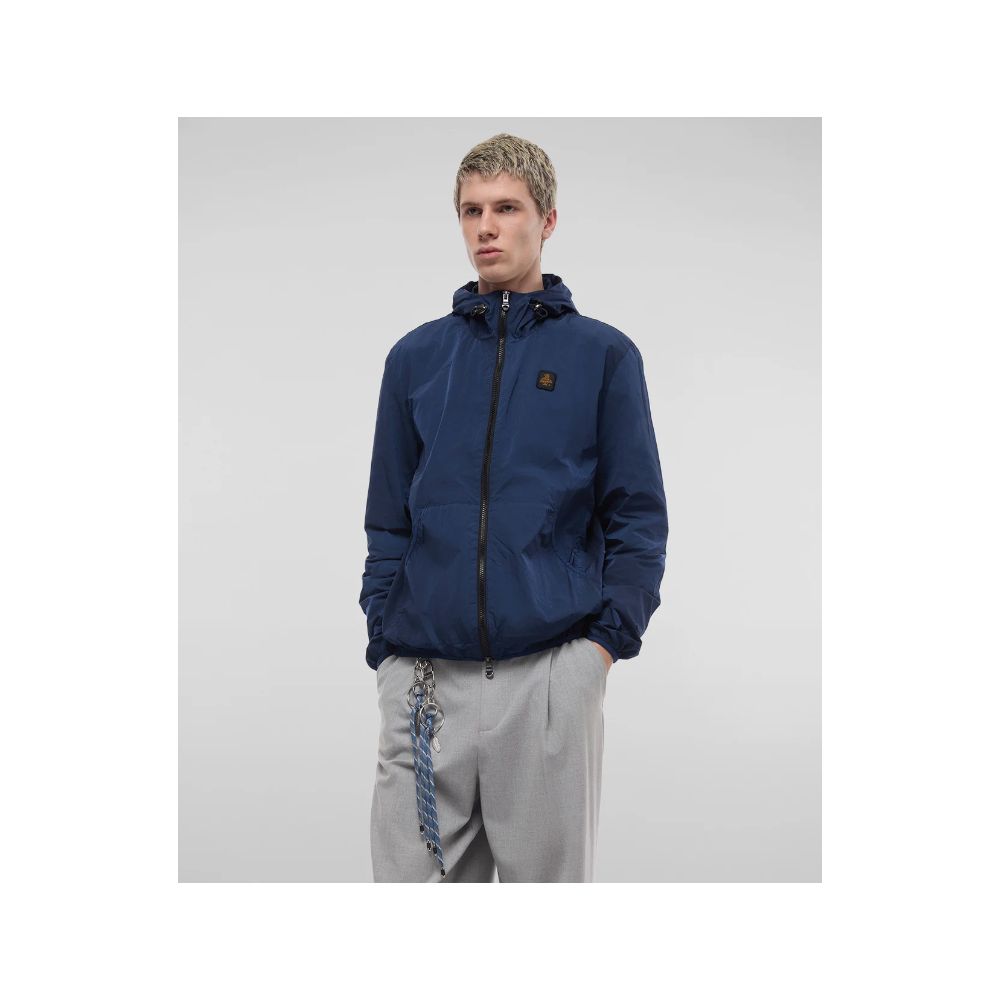 Refrigiwear Blue Polyamide Men's Jacket -   -  Refrigiwear.