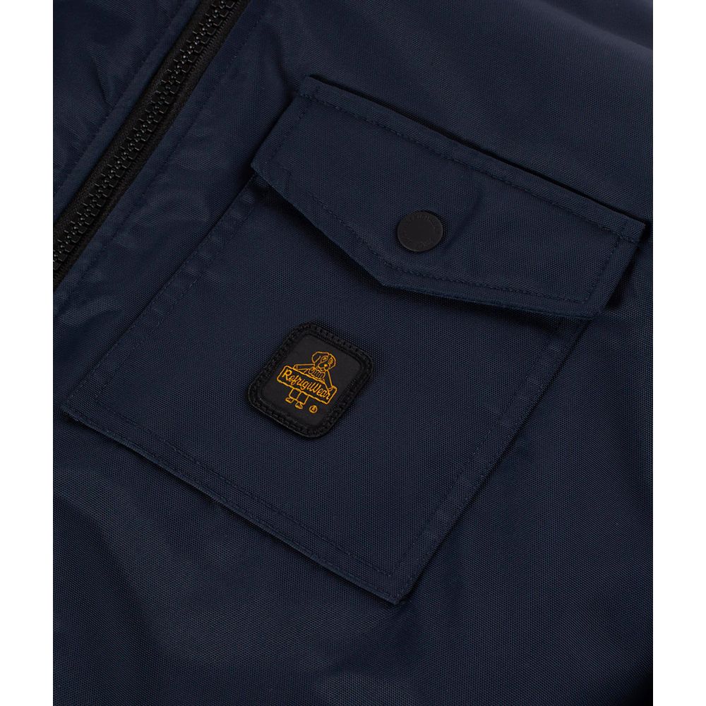 Refrigiwear Blue Polyamide Men Jacket -   -  Refrigiwear.