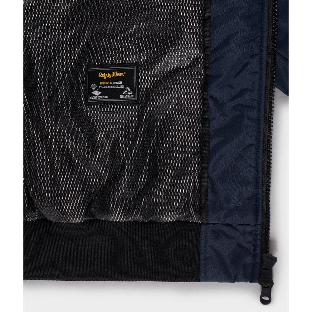 Refrigiwear Blue Polyamide Men Jacket -   -  Refrigiwear.