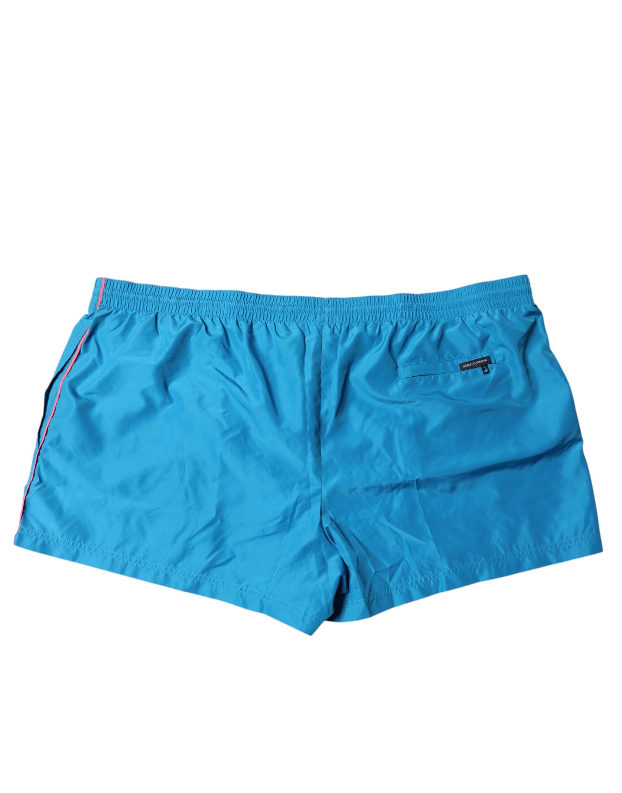 Dolce & Gabbana Turquoise Logo Beachwear Shorts 2Pc Swimwear -   -  Dolce & Gabbana.