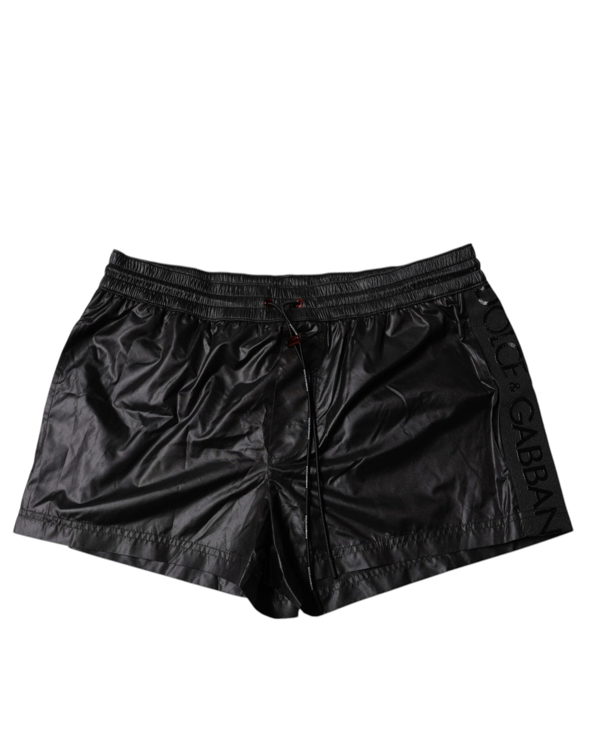 Dolce & Gabbana Black Polyester Beachwear Shorts Swimwear -   -  Dolce & Gabbana.
