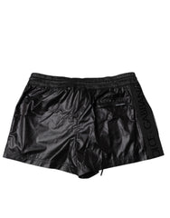 Dolce & Gabbana Black Polyester Beachwear Shorts Swimwear -   -  Dolce & Gabbana.