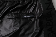 Dolce & Gabbana Black Polyester Beachwear Shorts Swimwear -   -  Dolce & Gabbana.