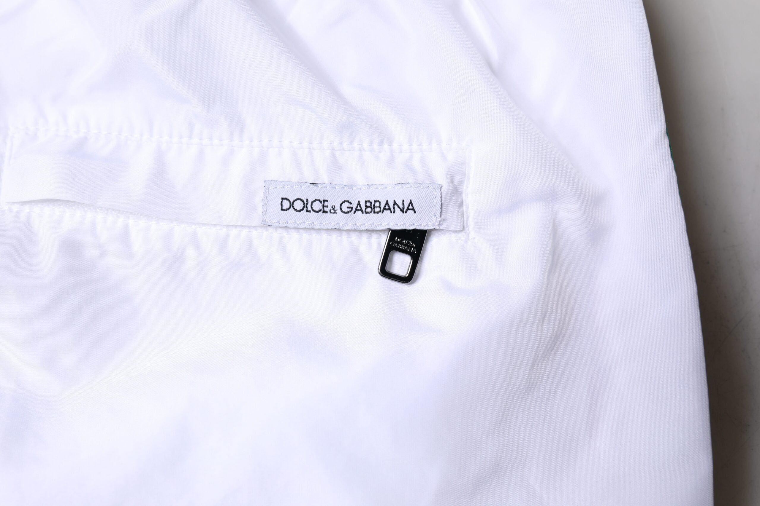 Dolce & Gabbana White Stripes Beachwear Shorts 2 Pc Swimwear -   -  Dolce & Gabbana.
