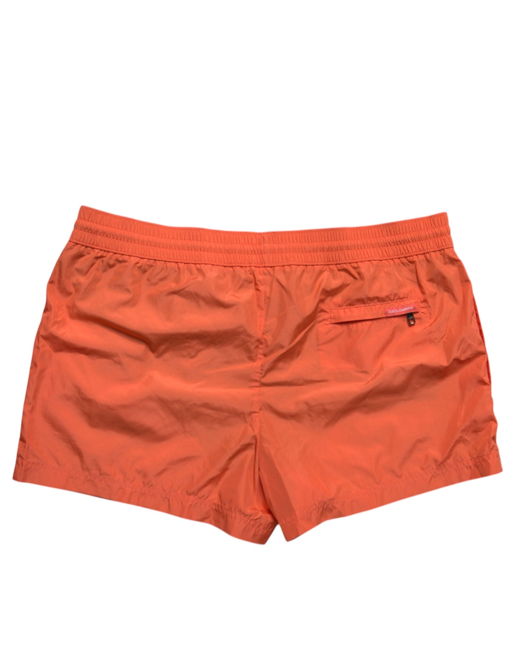 Dolce & Gabbana Orange Polyester Beachwear Shorts 2Pc Swimwear -   -  Dolce & Gabbana.